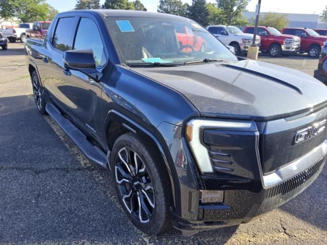 Deep Ocean Metallic 2025 GMC Sierra EV Pickup Truck All-Wheel Drive 1-Speed Automatic