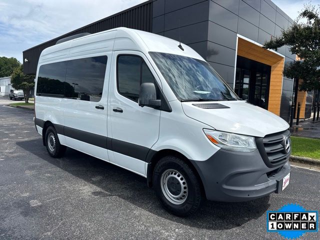 White 2025 Mercedes-Benz Sprinter Van Rear-Wheel Drive 9-Speed Automatic