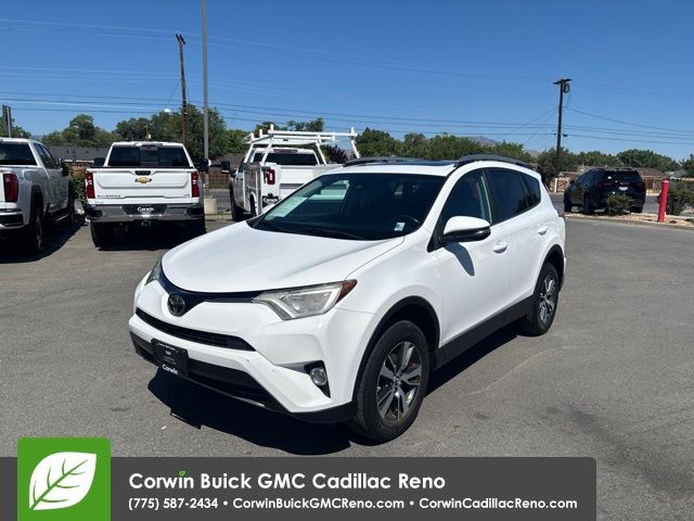 Super White 2018 Toyota RAV4 SUV / Crossover All-Wheel Drive 6-Speed Automatic