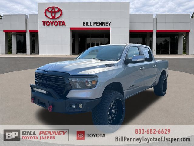 Billet Silver Metallic 2020 RAM 1500 Big Horn Crew Cab 4WD Pickup Truck Four-Wheel Drive 8-Speed Automatic