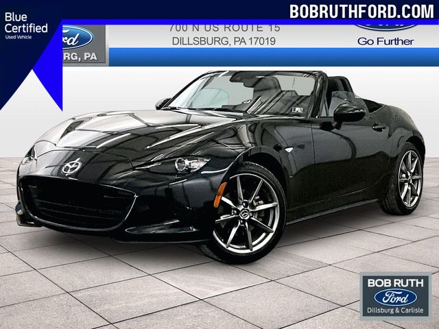 Jet Black Mica 2023 Mazda MX-5 Miata Grand Touring RWD Convertible Rear-Wheel Drive 6-Speed Manual