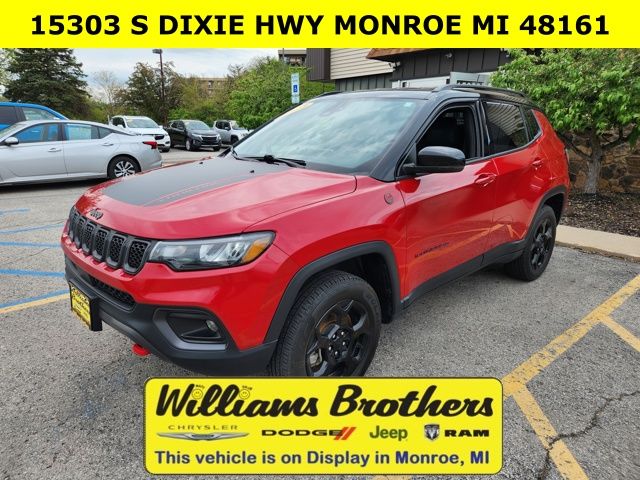 2023 Jeep Compass Trailhawk - Redline Pearlcoat exterior view 7