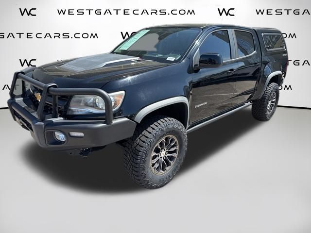 Black 2017 Chevrolet Colorado Pickup Truck Four-Wheel Drive 8-Speed Automatic