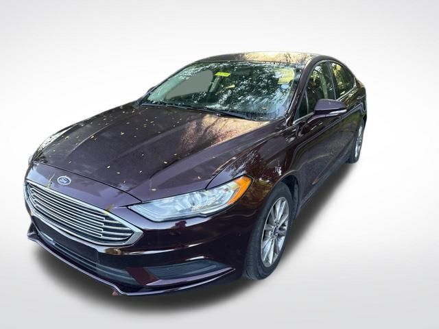 Red (Burgundy Velvet Metallic Tinted Clearcoat) 2017 Ford Fusion Sedan Front-Wheel Drive 6-Speed Automatic
