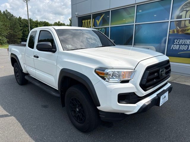 Super White 2021 Toyota Tacoma Pickup Truck Four-Wheel Drive 6-Speed Automatic