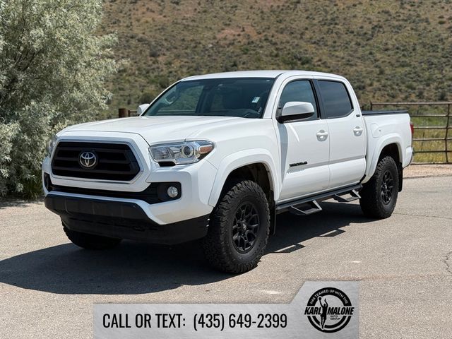 Super White 2021 Toyota Tacoma Pickup Truck Four-Wheel Drive 6-Speed Automatic