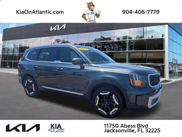 Gravity Gray 2024 Kia Telluride EX FWD SUV / Crossover Front-Wheel Drive 8-Speed Automatic