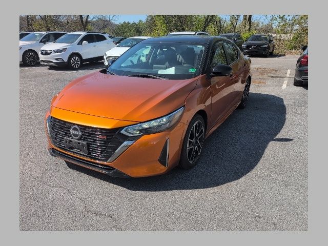 Orange Metallic 2024 Nissan Sentra SR FWD Sedan Front-Wheel Drive Continuously Variable Transmission
