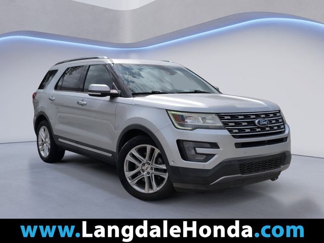 Ingot Silver Metallic 2016 Ford Explorer Limited SUV / Crossover Front-Wheel Drive 6-Speed Automatic