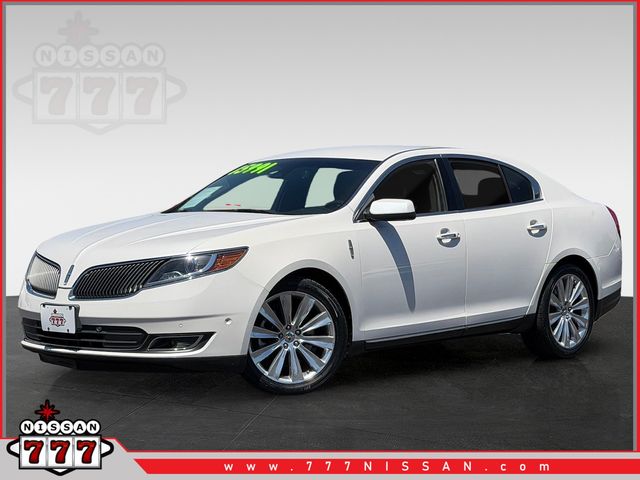 White Platinum Clearcoat Metallic 2014 Lincoln MKS EcoBoost AWD Sedan All-Wheel Drive 6-Speed Automatic