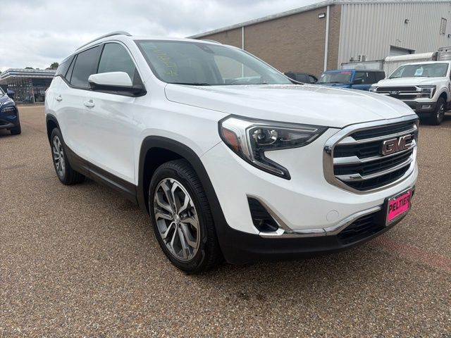 Summit White 2020 GMC Terrain SLT FWD SUV / Crossover Front-Wheel Drive 9-Speed Automatic