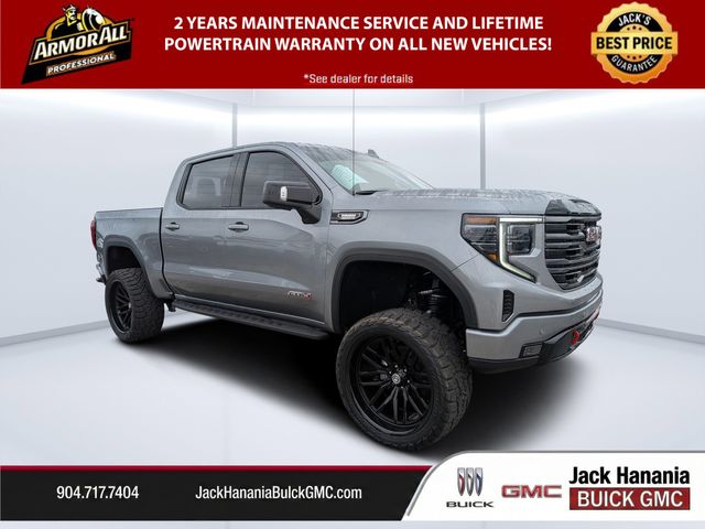 Sterling Metallic 2026 GMC Sierra 1500 AT4 Crew Cab 4WD Pickup Truck Four-Wheel Drive Automatic