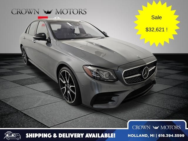 Gray Metallic 2020 Mercedes-Benz E-Class Sedan All-Wheel Drive 9-Speed Automatic