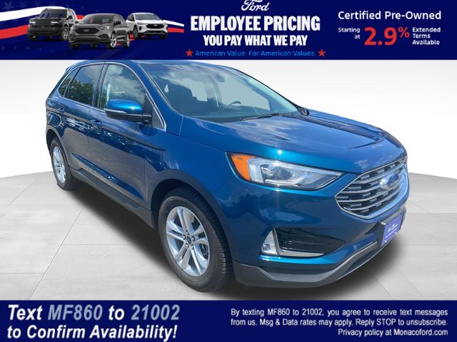 Green Metallic 2020 Ford Edge SUV / Crossover All-Wheel Drive 8-Speed Automatic