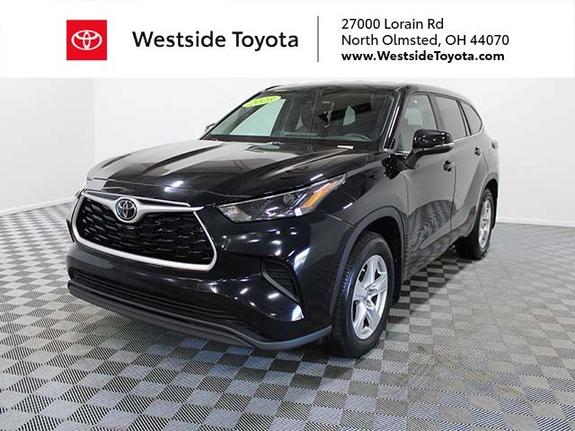 Midnight Black Metallic 2023 Toyota Highlander L FWD SUV / Crossover Front-Wheel Drive 8-Speed Automatic