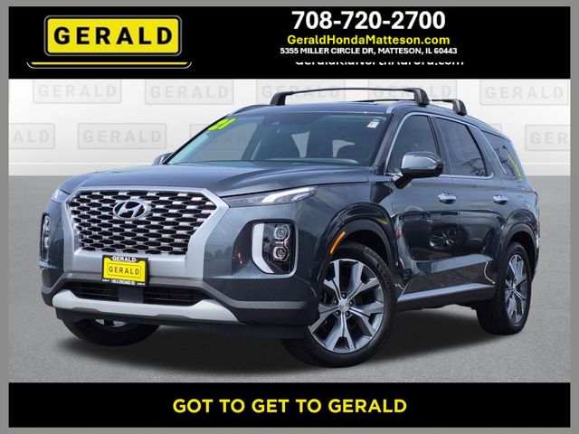 Gray (Steel Graphite) 2021 Hyundai Palisade SUV / Crossover All-Wheel Drive 8-Speed Automatic