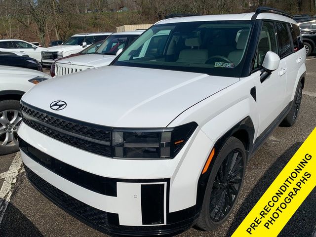 Serenity White 2025 Hyundai Santa Fe Calligraphy AWD SUV / Crossover All-Wheel Drive Automatic