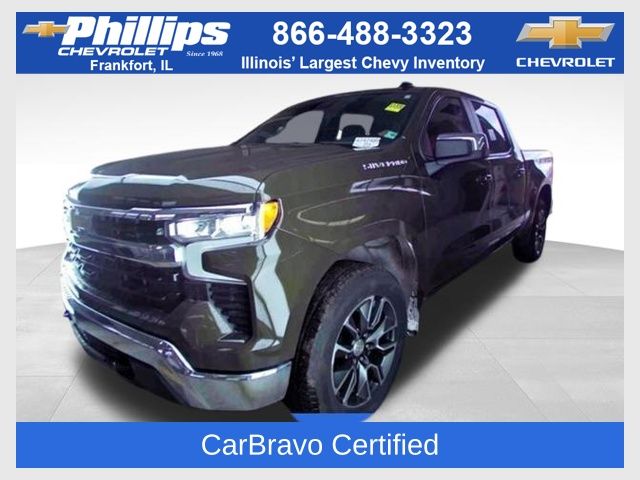 Harvest Bronze Metallic 2023 Chevrolet Silverado 1500 LT Crew Cab 4WD Pickup Truck Four-Wheel Drive 8-Speed Automatic