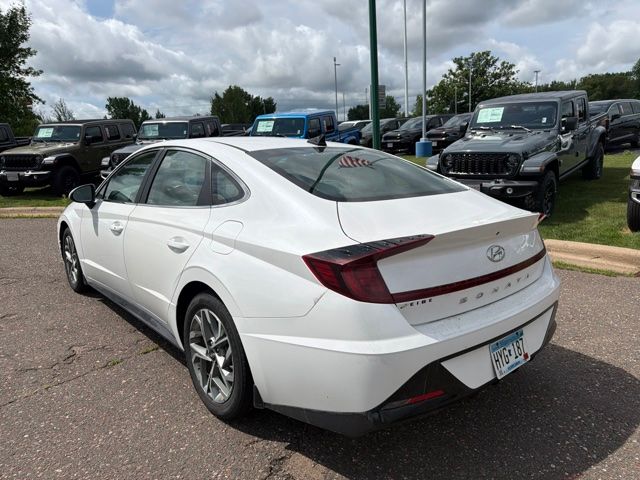 2022 Quartz White Hyundai Sonata SEL FWD Sedan
