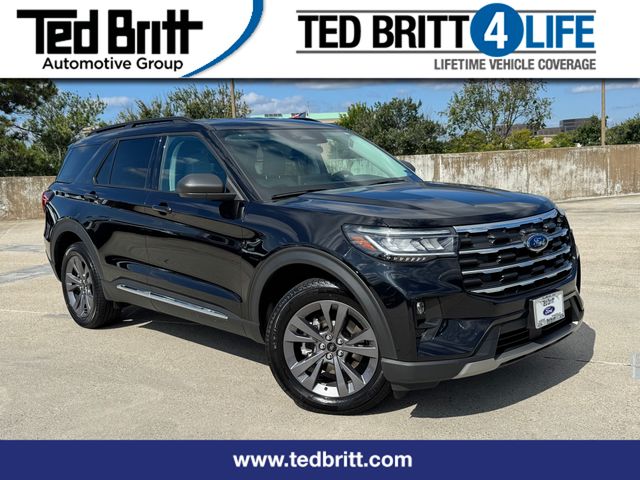 Agate Black Metallic 2025 Ford Explorer SUV / Crossover All-Wheel Drive Automatic