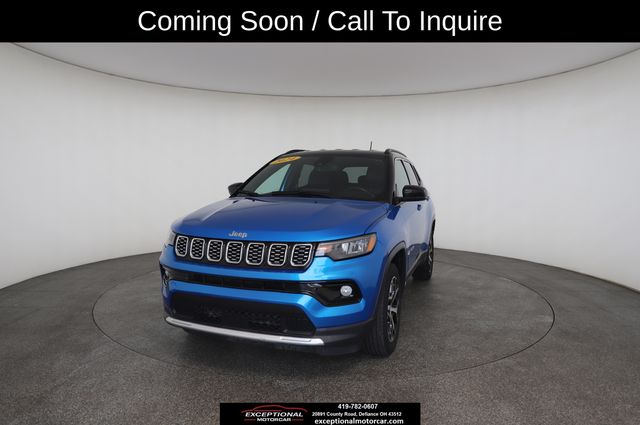 Hydro Blue Pearlcoat 2024 Jeep Compass SUV / Crossover Four-Wheel Drive 8-Speed Automatic