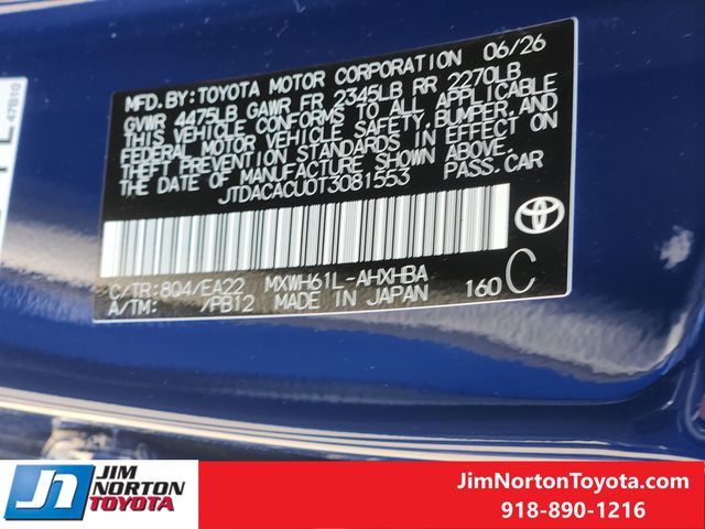New 2026 Toyota Prius Plug-in Hybrid Sedan