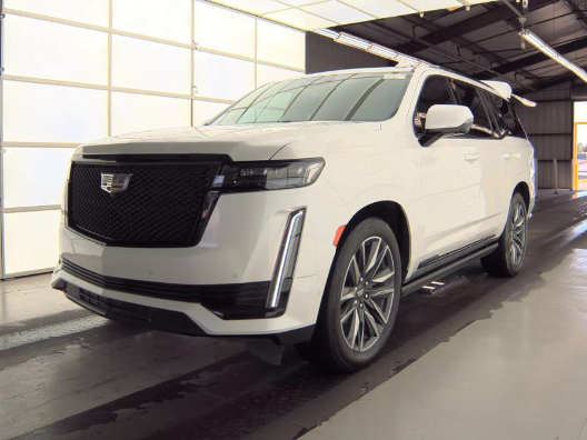 Crystal White Tricoat 2024 Cadillac Escalade SUV / Crossover Four-Wheel Drive Automatic