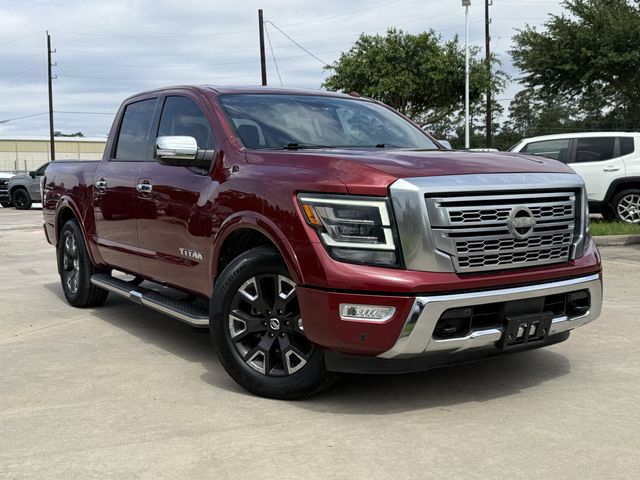 2021 Nissan Titan Platinum Reserve Red at Cook Ford