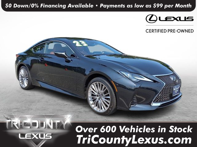 Black (Caviar) 2023 Lexus RC Coupe 6-Speed Automatic