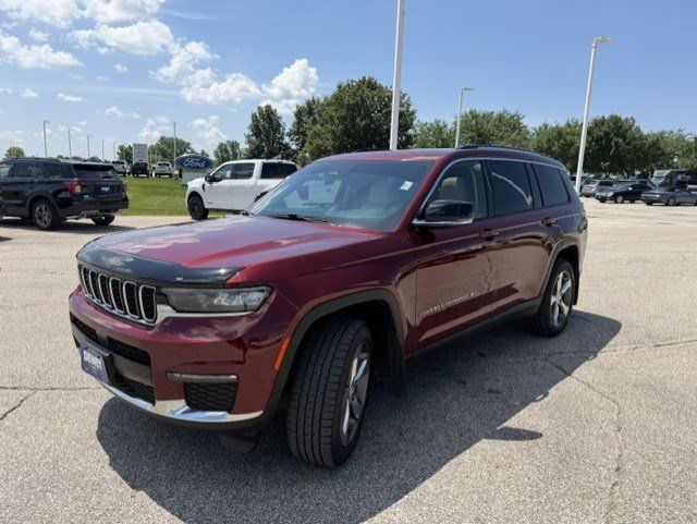 2021 Jeep Grand Cherokee L Limited Red at Texan Dodge Chrysler Jeep Ram