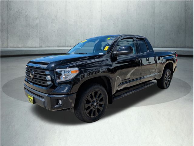 Midnight Black Metallic 2021 Toyota Tundra Pickup Truck Four-Wheel Drive 6-Speed Automatic
