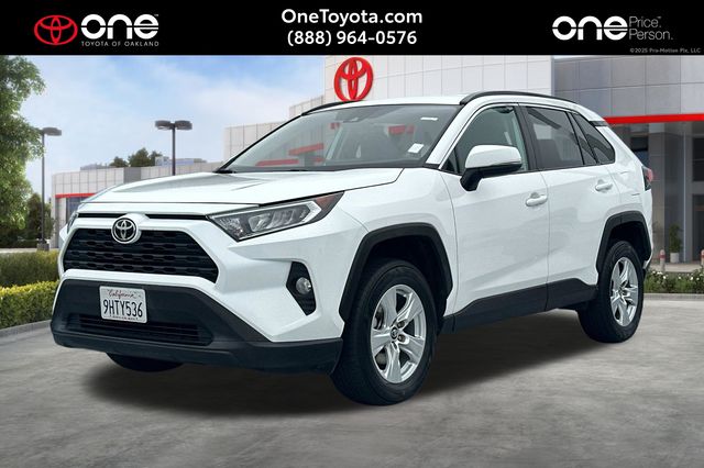 Super White 2021 Toyota RAV4 SUV / Crossover Front-Wheel Drive 8-Speed Automatic