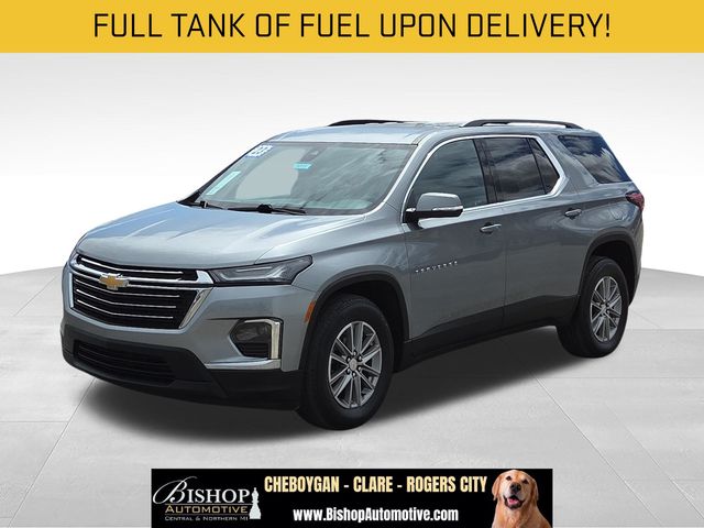 Sterling Gray Metallic 2023 Chevrolet Traverse LT Cloth AWD SUV / Crossover Four-Wheel Drive 9-Speed Automatic