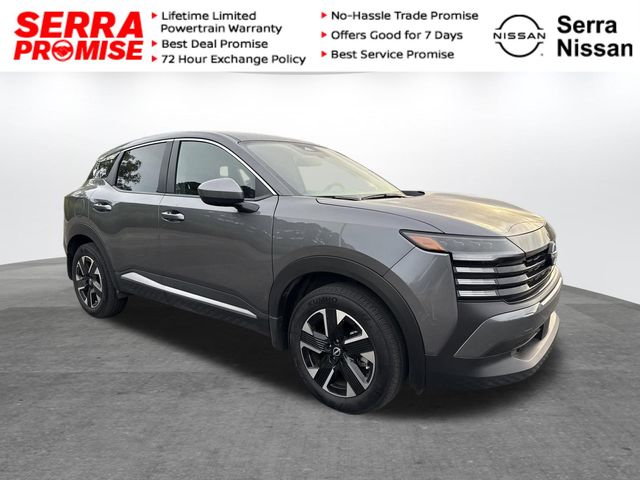 Gray (Gun Metallic) 2025 Nissan Kicks SV AWD SUV / Crossover All-Wheel Drive Continuously Variable Transmission