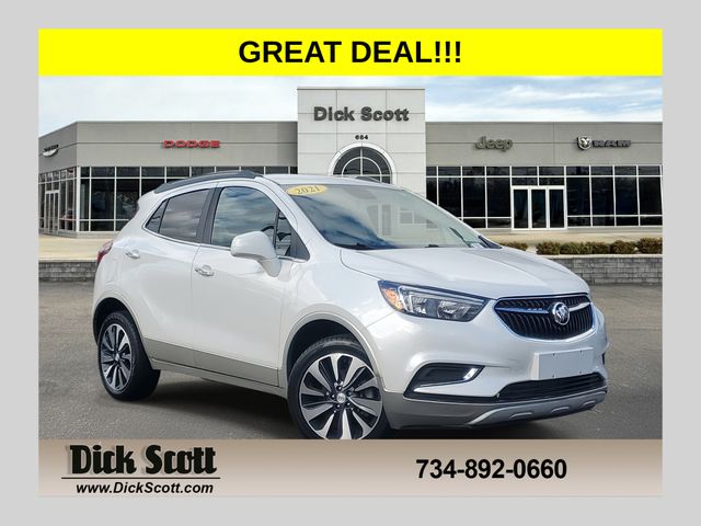 White Frost Tricoat 2021 Buick Encore SUV / Crossover All-Wheel Drive 6-Speed Automatic Overdrive