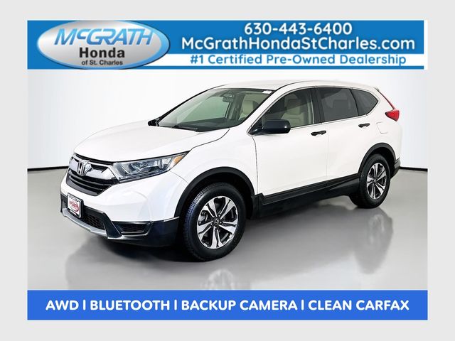 White Diamond Pearl 2017 Honda CR-V LX AWD SUV / Crossover All-Wheel Drive Continuously Variable Transmission