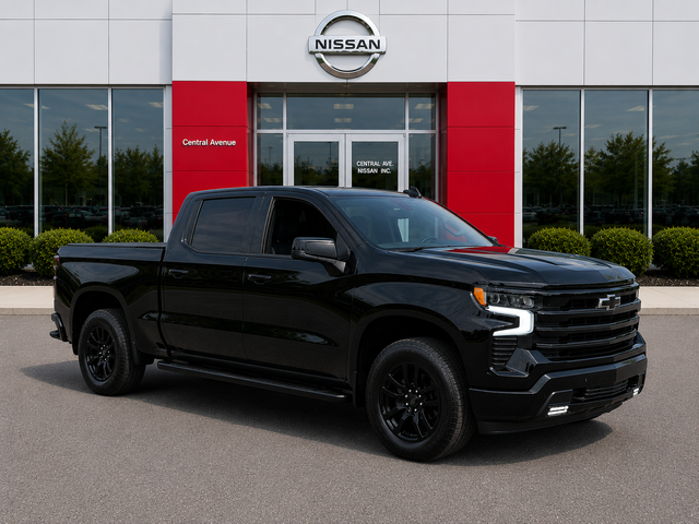 Dark Ash Metallic 2024 Chevrolet Silverado 1500 Pickup Truck Four-Wheel Drive Automatic