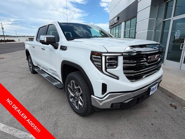 Summit White 2026 GMC Sierra 1500 SLT Crew Cab 4WD Pickup Truck Four-Wheel Drive Automatic