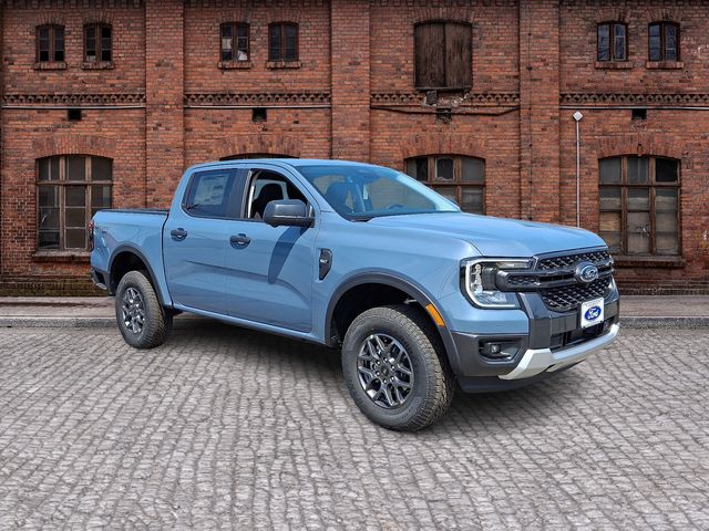 Blue (Azure Gray Metallic Tri-Coat) 2025 Ford Ranger Pickup Truck Four-Wheel Drive Automatic