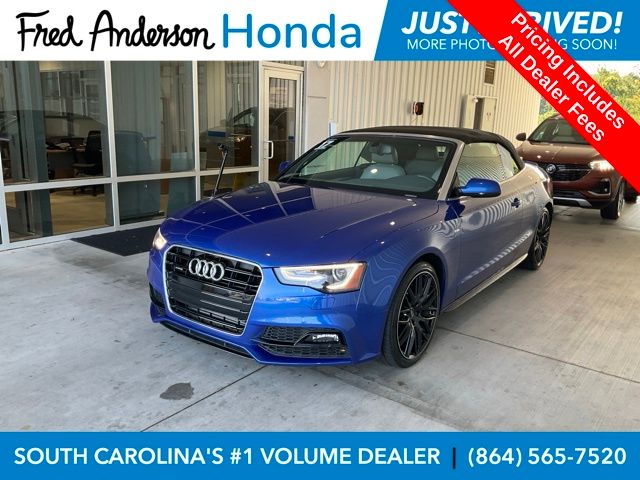 Blue Pearl 2017 Audi A5 Convertible All-Wheel Drive 8-Speed Automatic