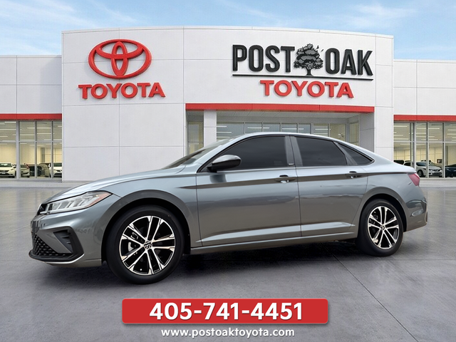 Platinum Gray Metallic 2025 Volkswagen Jetta Sport FWD Sedan Front-Wheel Drive 8-Speed Automatic