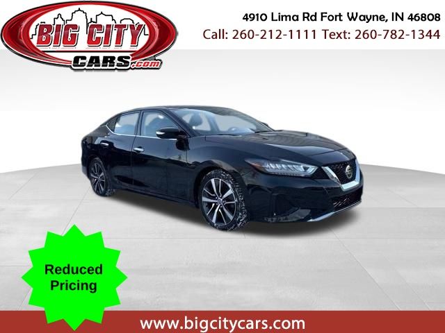 Super Black 2020 Nissan Maxima SV FWD Sedan Front-Wheel Drive Continuously Variable Transmission