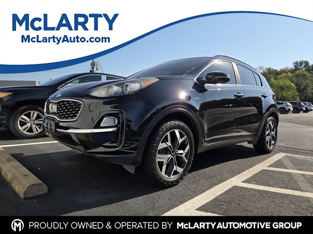 Black Cherry Pearl 2020 Kia Sportage SUV / Crossover All-Wheel Drive 6-Speed Automatic Overdrive
