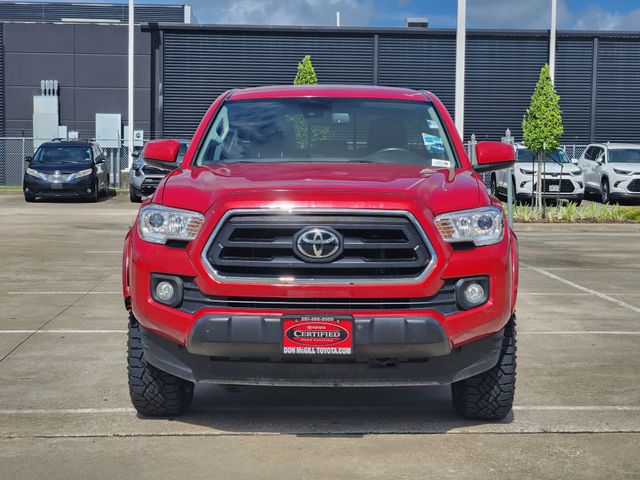 2022 Toyota Tacoma SR5 Red at Classic Elite Chevrolet Sugar Land