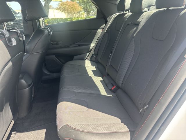 2025 Hyundai Elantra N Line White at Emmons Autoplex