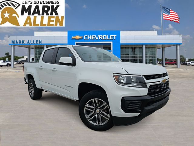 Summit White 2022 Chevrolet Colorado Work Truck Crew Cab RWD Pickup Truck 4X2 6-Speed Automatic