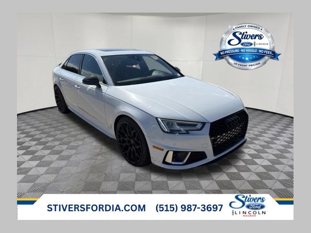 Glacier White 2019 Audi A4 Sedan All-Wheel Drive 7-Speed Automatic