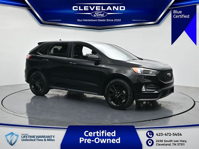 Black Metallic 2024 Ford Edge SUV / Crossover All-Wheel Drive 8-Speed Automatic