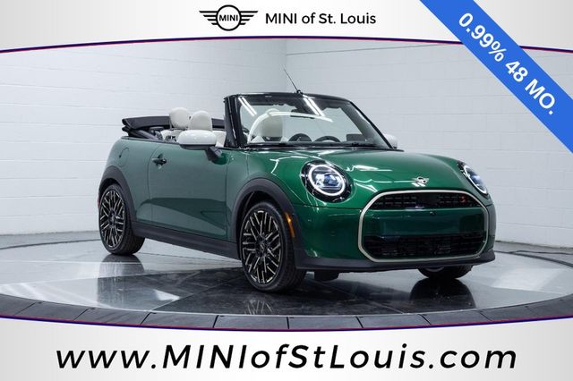 British Racing Green IV Metallic 2026 MINI Cooper Convertible Front-Wheel Drive 7-Speed Automatic