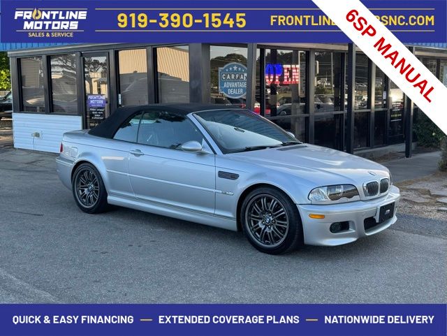 Titanium Silver Metallic 2001 BMW M3 Convertible RWD Convertible Rear-Wheel Drive 6-Speed Manual Overdrive